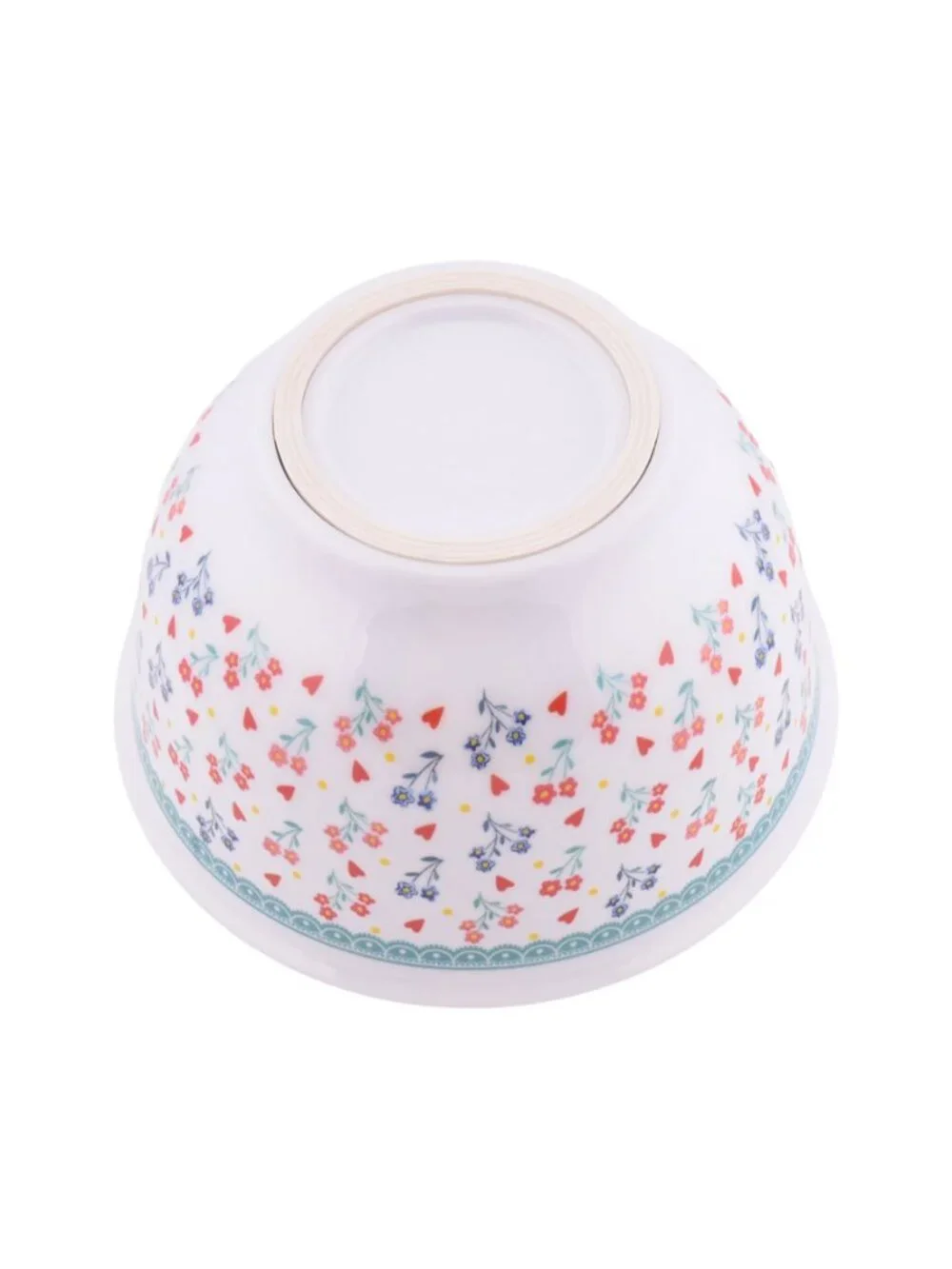 The Woman Pioneer Home Heritage Floral lids 10-Piece Melamine Mixing Bowl Set